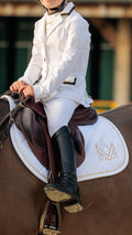 Saddle pad White